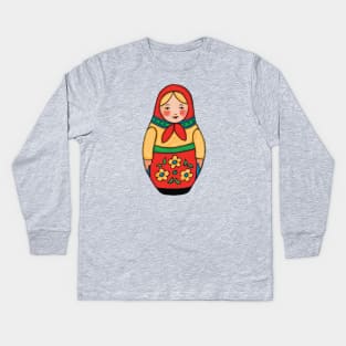 matryoshka nesting doll Kids Long Sleeve T-Shirt